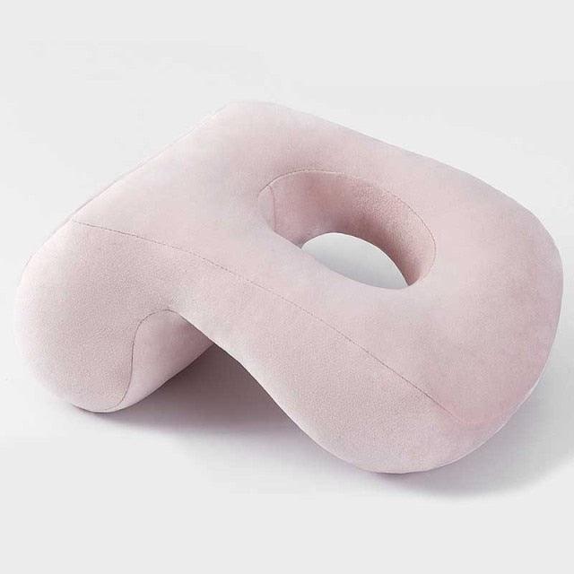 U-Shaped Desk Nap Pillow Neck Supporter Seat Cushion Headrest Travel Airplane Nap Pad  with Arm Rest Travel Pillow for Neck and Head  Comfort for Airplane Car and Desk Memory Foam Neck Pillow, Travel Pillow for Airplanes Car Camping Office School