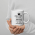 Unique Coffee Mug for Coffee Lovers, Funny Inspirational Coffee Mug, Coffee Because Anger Management is too Expensive, Motivational Quote Ceramic Cup White Christmas Gifts Funny Quote Coffee Mug for Friend Co-worker, 11/15 Oz