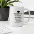 Unique Coffee Mug for Coffee Lovers, Funny Inspirational Coffee Mug, Coffee Because Anger Management is too Expensive, Motivational Quote Ceramic Cup White Christmas Gifts Funny Quote Coffee Mug for Friend Co-worker, 11/15 Oz