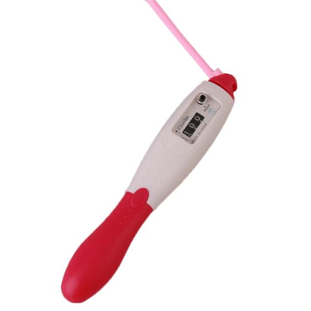 Unisex Fitness  Jump Ropes With Counter Sports Fitness Adjustable Fast Speed Counting Jump Skip Rope Wire Calories Counting Cordless Rope Skipping For Adult Boys Girls