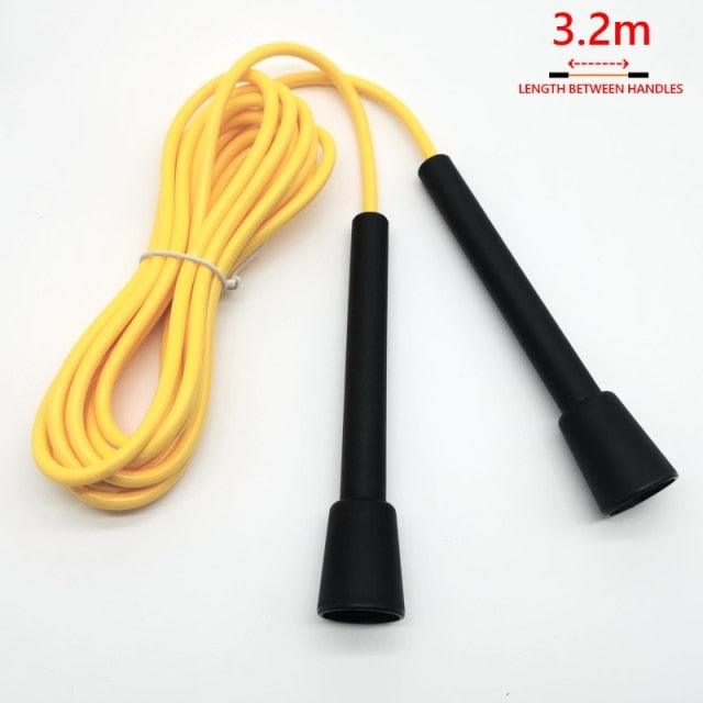 Unisex Jump Rope Stripe Ropes With Plastic Handles For Any Skill Level Sports Segmented Jump Rope For Outdoor Fitness Gym Men Women Kids Best For Sports Outdoors Jumping Rope 2.9m