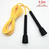 Unisex Jump Rope Stripe Ropes With Plastic Handles For Any Skill Level Sports Segmented Jump Rope For Outdoor Fitness Gym Men Women Kids Best For Sports Outdoors Jumping Rope 2.9m