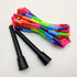 Unisex Jump Rope Stripe Ropes With Plastic Handles For Any Skill Level Sports Segmented Jump Rope For Outdoor Fitness Gym Men Women Kids Best For Sports Outdoors Jumping Rope 2.9m