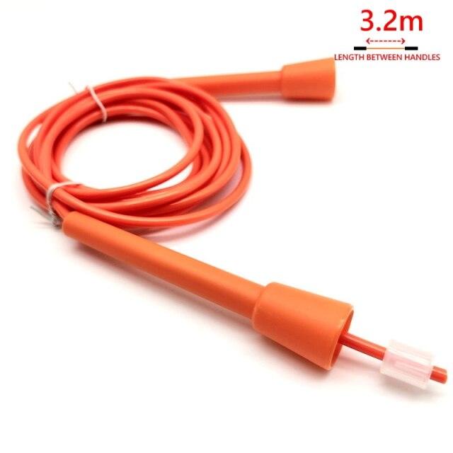 Unisex Jump Rope Stripe Ropes With Plastic Handles For Any Skill Level Sports Segmented Jump Rope For Outdoor Fitness Gym Men Women Kids Best For Sports Outdoors Jumping Rope 2.9m