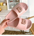 Unisex Summer Slippers Beach Slides Flip Flops Bear Thick Soled Boys Girls Bathroom Shoes Slides Sandals With Thick Sole Non-Slip Beach Pool Slides Open Toe Style Outdoor Slippers For Men And Women