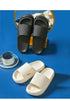 Unisex Thicker Comfortable Slippers For Men And Women Home Bathroom Bath Couple Thick Bottom Home Slippers Soft Sole Slide Sandals Leisure Shower Quick Drying Bathroom Non-Slip Massage Pool Gym House Slipper