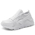Unisex White Sneakers Mesh Sports Trainers Running Summer Mens Flat Casual Sport Shoes Casual Sports Tennis Road Sneakers Comfortable Modern Design