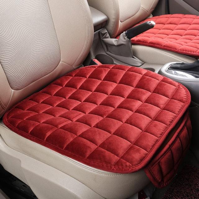 Universal Winter Warm Car Seat Cover Cushion Anti-slip Front Chair Seat Breathable Pad Car Seat Protector Seat Covers Car Seat Breathable Anti Slip Car Seat Cushion Cover Pad Mat Nonslip Winter Warm Lattice Pattern Protector Auto Chair Cushion for Cars