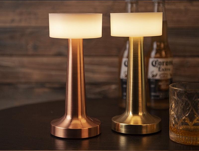 USB Dimming Bar Desk Lamp Hotel Coffee Shop Wireless Charging Touch Bedroom Bedside LED Restaurant Table Lights Art Night Light Decorative Table Lamp Cute Study Lamps for Bedroom Décor