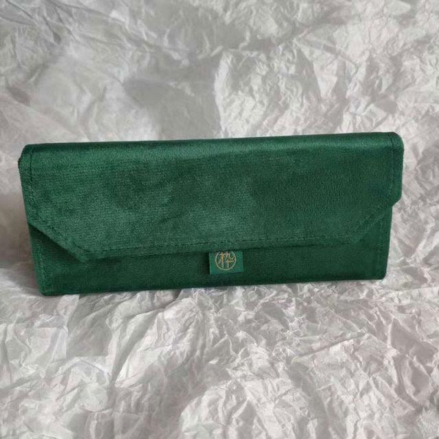 Velvet Triangle Folding Glasses Women Case Elegant Sunglasses Case Foldable Glasses Case Triangle Sunglasses Cases PU Portable Eyeglass Case For Men Women