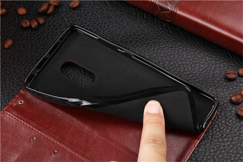 Vintage Business Case For Xiaomi Redmi Note 7 6 5 pro 5A 4X 4 Global Redmi 6 pro 6a 5 plus S2 Mi A1 A2 Lite Mi 9 8 6 SE F1  Protective Case with Card Slot Holder Hidden Magnetic Closure Shockproof Wallet Cover