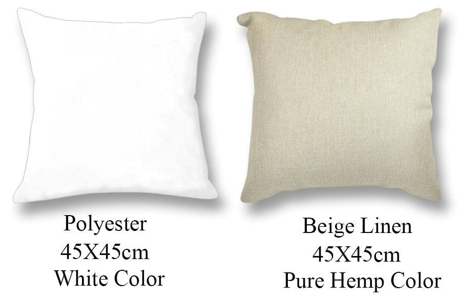 Vintage Europe Style ButteLight Blue Pattern Throw Pillow Covers Old Poster Pillowcase Cotton / Polyester Cushion Cover for Sofa Home Kids Room Butterfly Figure Embellished with Orchid Artistic Leaves Graphic Decorative Square Accent Pillow Case