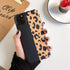 Vintage Glitter Leopard Print Phone Case for iPhone 13 12 11 14 Pro Max Leopard Marble Cover Cute Print Pattern Vintage Cheetah Glitter Translucent Clear Soft Slim Protective Phone Case for Women