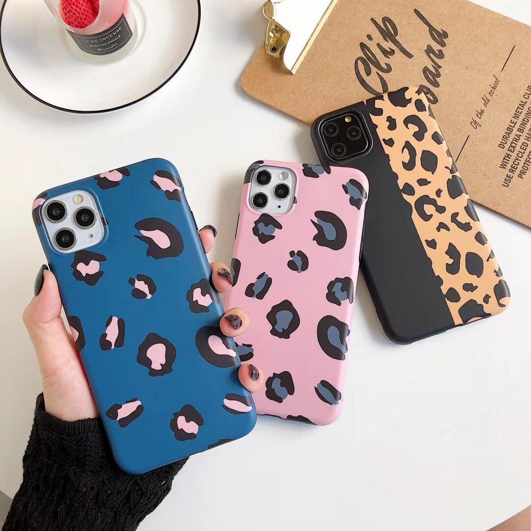 Vintage Glitter Leopard Print Phone Case for iPhone 13 12 11 14 Pro Max Leopard Marble Cover Cute Print Pattern Vintage Cheetah Glitter Translucent Clear Soft Slim Protective Phone Case for Women