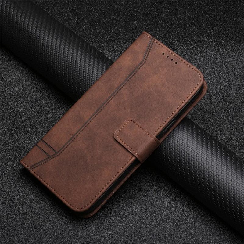 Vintage High Quality PU Leather Wallet Case Wrist Strap Heart Shaped Embossed Phone Case For Xiaomi Redmi 10C Case Redmi 10C Retro Wallet Leather Flip Phone Case For Xiomi Xiaomi Redmi10C 10 C Protect Cover