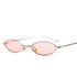 Vintage Oval Sunglasses Metal Frame Oval Sunglasses Sunglasses Retro Sunglasses For Women New Oval Shape Sunglasses For Ladies Eyewear Small Frame Sun Glasses For  Women/Men Mirror