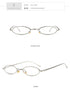 Vintage Oval Sunglasses Metal Frame Oval Sunglasses Sunglasses Retro Sunglasses For Women New Oval Shape Sunglasses For Ladies Eyewear Small Frame Sun Glasses For  Women/Men Mirror
