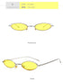 Vintage Oval Sunglasses Metal Frame Oval Sunglasses Sunglasses Retro Sunglasses For Women New Oval Shape Sunglasses For Ladies Eyewear Small Frame Sun Glasses For  Women/Men Mirror