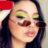 Vintage Oval Sunglasses Metal Frame Oval Sunglasses Sunglasses Retro Sunglasses For Women New Oval Shape Sunglasses For Ladies Eyewear Small Frame Sun Glasses For  Women/Men Mirror