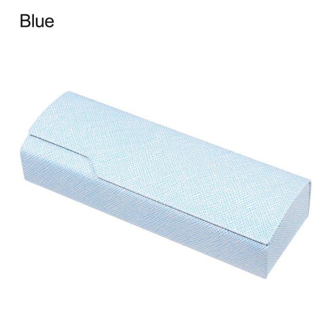 Vintage Retro Square Glasses Box Sunglasses Linen Folding Eyewear Case Optical Storage Glasses Case Hard Shell Sunglasses Foldable Protable Case Box Protective Glasses Case Holder With Magnet Closure