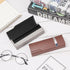 Vintage Retro Square Glasses Box Sunglasses Linen Folding Eyewear Case Optical Storage Glasses Case Hard Shell Sunglasses Foldable Protable Case Box Protective Glasses Case Holder With Magnet Closure