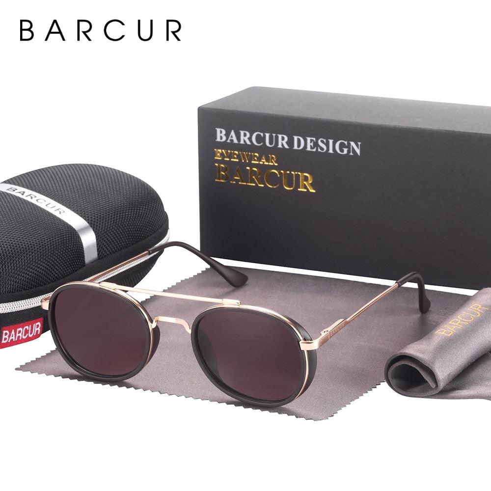 Vintage Round Retro BARCUR Design Round Sunglasses for Men Women Stevvex Sun Glasses Classic Eyewear Accessory Party Sunglasses Summer - Stevvex - Boy sunglasses, Elegant sunglasses, Girls sunglasses, Luxury sunglasses, Men sunglasses, Modern sunglasses, Popular sunglasses, Round sunglasses, Round sunglasses for men, Square sunglasses, Sunglasses, UV400 Sunglasses, Vintage sunglasses - Stevvex.com