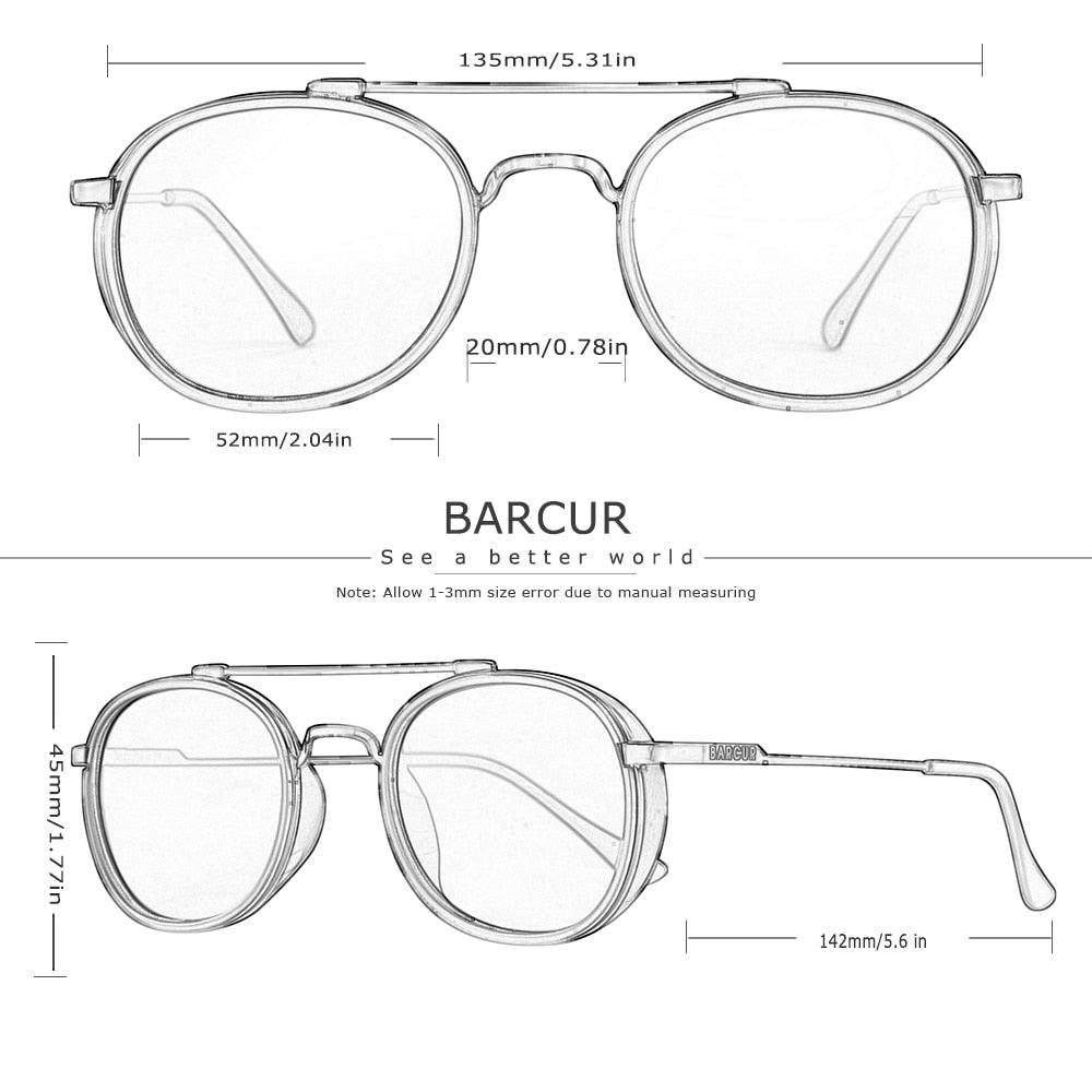 Vintage Round Retro BARCUR Design Round Sunglasses for Men Women Stevvex Sun Glasses Classic Eyewear Accessory Party Sunglasses Summer - Stevvex - Boy sunglasses, Elegant sunglasses, Girls sunglasses, Luxury sunglasses, Men sunglasses, Modern sunglasses, Popular sunglasses, Round sunglasses, Round sunglasses for men, Square sunglasses, Sunglasses, UV400 Sunglasses, Vintage sunglasses - Stevvex.com
