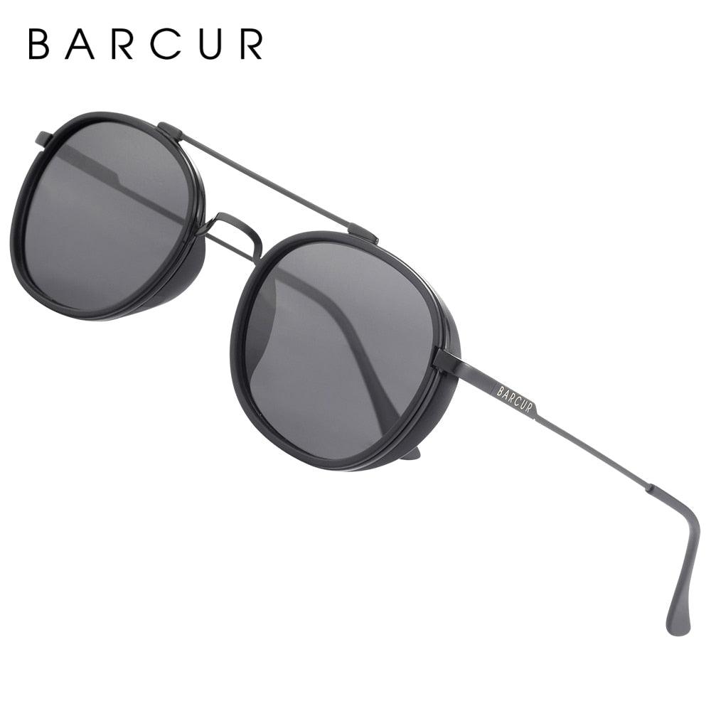 Vintage Round Retro BARCUR Design Round Sunglasses for Men Women Stevvex Sun Glasses Classic Eyewear Accessory Party Sunglasses Summer - Stevvex - Boy sunglasses, Elegant sunglasses, Girls sunglasses, Luxury sunglasses, Men sunglasses, Modern sunglasses, Popular sunglasses, Round sunglasses, Round sunglasses for men, Square sunglasses, Sunglasses, UV400 Sunglasses, Vintage sunglasses - Stevvex.com