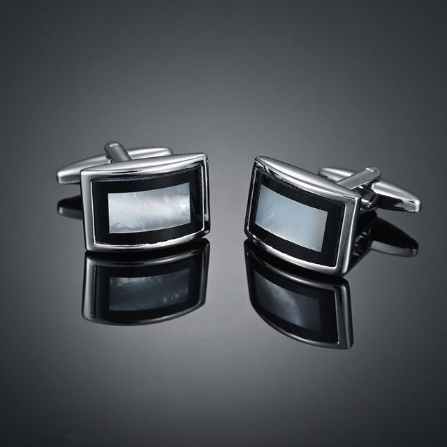 Vintage Square Wooden Cufflinks Men Business Cuffs Solid Wood Pattern Retro Sleeve Cuff Links Wedding Business Gift For Men Formal Occasions