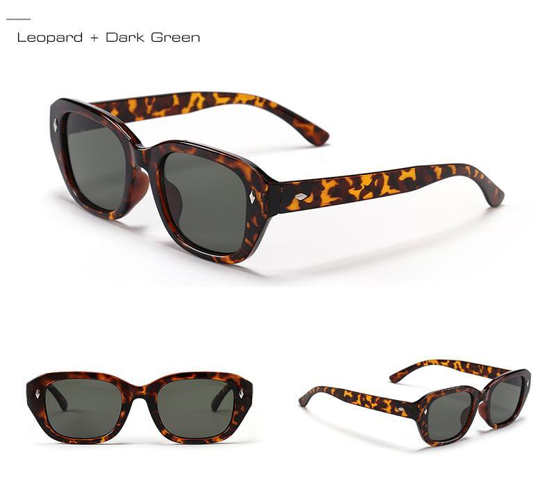 Vintage Women Black Sunglasses For Women Cat Eye Eyewear For Women Men Popular Design Driving Running Golf Sports Glasses Square UV Protection Retro Style Unisex