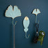 Wall Coat Rack Clothes Hanger Home Decoration Accessories Wall Hooks for Hanging Clothes Blue Leaves/Golden Leaves Home Storage Decorative Leaves Iron Hooks Tropic Plant Wall Mounted Single Clothes Hangers Decorative Hanger Hanging Hooks