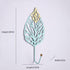 Wall Coat Rack Clothes Hanger Home Decoration Accessories Wall Hooks for Hanging Clothes Blue Leaves/Golden Leaves Home Storage Decorative Leaves Iron Hooks Tropic Plant Wall Mounted Single Clothes Hangers Decorative Hanger Hanging Hooks