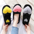 Warm Fluffy Slippers Women Faux Fur Slipper Indoor Floor Slides Flat Soft Furry House Warm Comfortable Fuzzy Furry Bedroom Slippers Indoor Cozy Memory Foam Anti-Slip Flip Flops