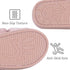Warm Fluffy Slippers Women Faux Fur Slipper Indoor Floor Slides Flat Soft Furry House Warm Comfortable Fuzzy Furry Bedroom Slippers Indoor Cozy Memory Foam Anti-Slip Flip Flops