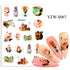 Water Decal Nail Art Decorations Nail Sticker Tattoo Full Cover Beauty Decals Manicure Supplies Accessories  Women Kids Girls Manicure Decoration Nail Art Supplies 3D Self-Adhesive Nail Decals Designer Nail Stickers for Acrylic Nails