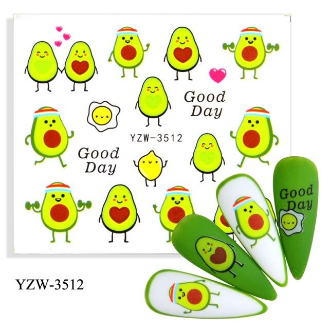 Water Decal Nail Art Decorations Nail Sticker Tattoo Full Cover Beauty Decals Manicure Supplies Accessories  Women Kids Girls Manicure Decoration Nail Art Supplies 3D Self-Adhesive Nail Decals Designer Nail Stickers for Acrylic Nails