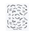 Water Nail Stickers Women Face Sketch Abstract Butterfly Image Sexy Girl Nail Art Decor Sliders Manicures For Nails Decoration Decal Self-Adhesive 3D Wave Design Decoration for Women Girls Tape Nail Art Stickers Decal Decoration