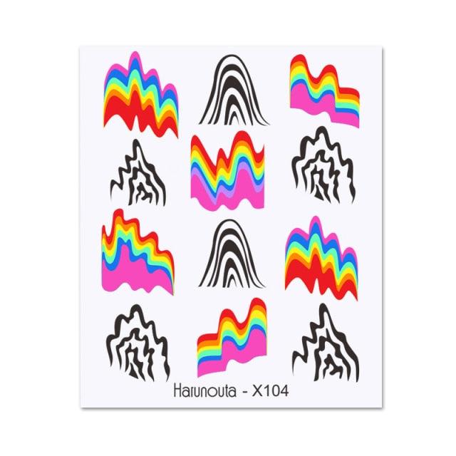 Water Nail Stickers Women Face Sketch Abstract Butterfly Image Sexy Girl Nail Art Decor Sliders Manicures For Nails Decoration Decal Self-Adhesive 3D Wave Design Decoration for Women Girls Tape Nail Art Stickers Decal Decoration