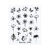 Water Nail Stickers Women Face Sketch Abstract Butterfly Image Sexy Girl Nail Art Decor Sliders Manicures For Nails Decoration Decal Self-Adhesive 3D Wave Design Decoration for Women Girls Tape Nail Art Stickers Decal Decoration