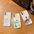 Watercolor Painting Phone Case for IPhone 13 12 11 Pro Max 14 Clear Shockproof Cover Marble Clear Watercolor Painting Soft Shockproof Protective Slim Cover for iPhone