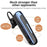 Waterproof Bluetooth Headphones Bass Sound Earphones with Mics Touch Control in-Ear Headset for Sports,Home BlackE1 Wireless Bluetooth 5.0 Earphone In-ear Single Mini Earbud Hands Free Call Stereo Music Headset With Mic For All Smart Phones