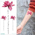 Waterproof Red Flowers Tattoo Multi-Colored Temporary Sticker Flower Lotus Tattoo Elegant Big Design For Womens - STEVVEX Beauty - 103, 3D Tattoo, Arm Tattoo, Beauty, Big Flowers Tattoo, Big Tattoo, Body Tattoo, Colorful Tattoo, Fashion Tattoo, Flower Tattoo, Girls Tattoo, Large Tattoo, Leg Tattoo, Luxury Tattoo, Red Flower Tattoo, Stylish Tattoo, Tattoo, Waterproof Tattoo, Women Tattoo, Womens Tattoo - Stevvex.com