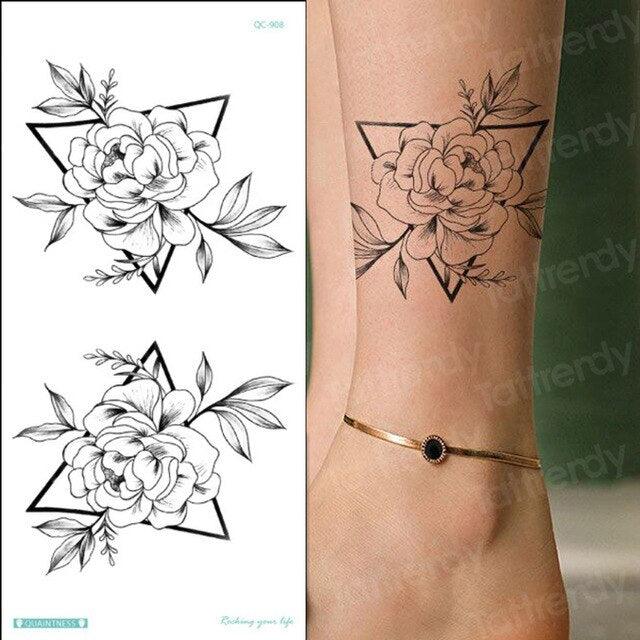 Waterproof Red Flowers Tattoo Multi-Colored Temporary Sticker Flower Lotus Tattoo Elegant Big Design For Womens - STEVVEX Beauty - 103, 3D Tattoo, Arm Tattoo, Beauty, Big Flowers Tattoo, Big Tattoo, Body Tattoo, Colorful Tattoo, Fashion Tattoo, Flower Tattoo, Girls Tattoo, Large Tattoo, Leg Tattoo, Luxury Tattoo, Red Flower Tattoo, Stylish Tattoo, Tattoo, Waterproof Tattoo, Women Tattoo, Womens Tattoo - Stevvex.com