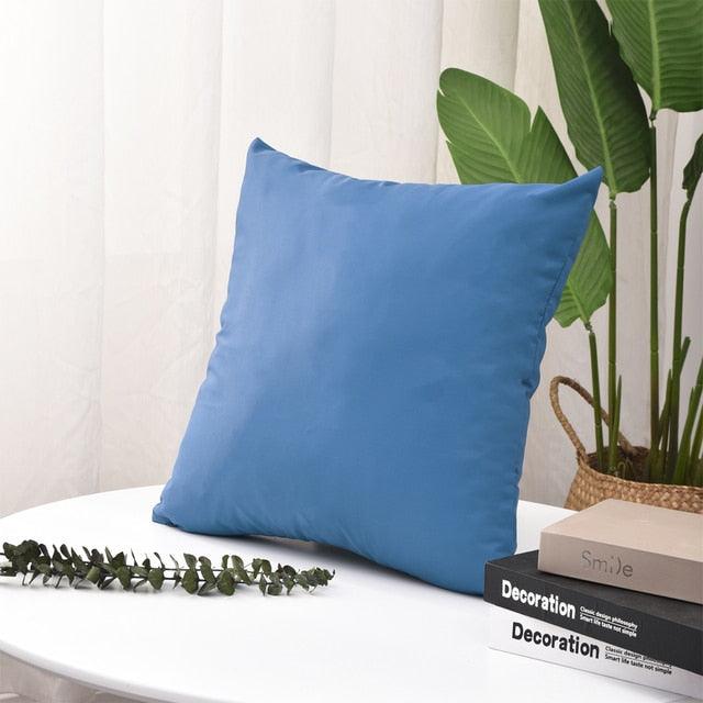 Waterproof Throw Pillow Covers Solid Nordic Cushion Cover Decorative Outdoor Solid Throw Pillow Covers Linen Garden Farmhouse Cushion Cases Home Decor Pillow Case For Couch Bed Balcony