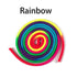 Wear-resistant Yoga Competition Jump Rope Training Exercise Fitness Indoor Outdoor Artistic Gymnastics Rainbow Color Rhythmic Gymnastics Arts Rope Solid Training Rope For Professional Competition Home Fitness