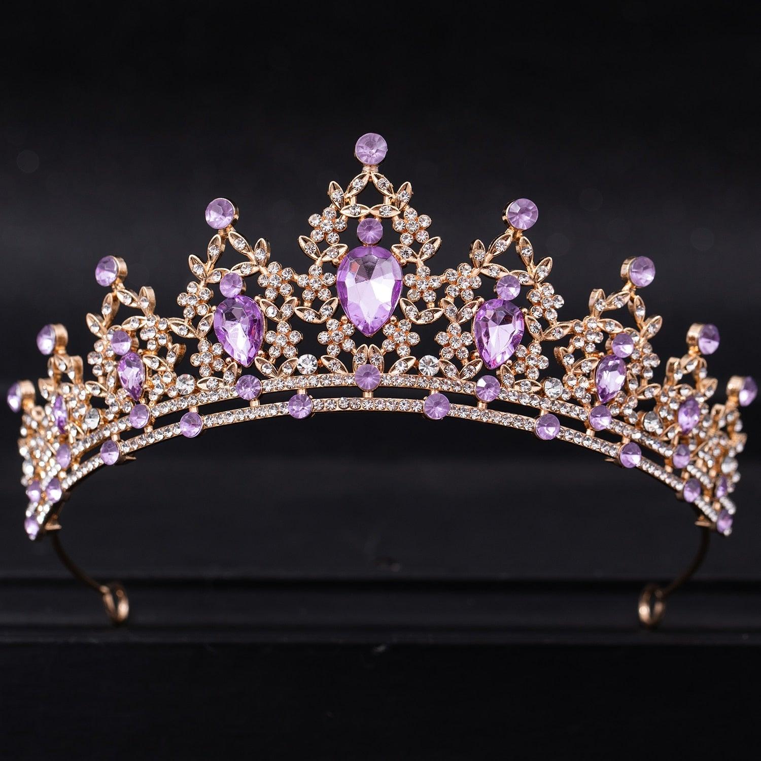 Wedding Hair Tiara Crystal Bridal Tiara Crown Silver Color Tiaras Wedding Hair Accessories Headpieces Head Jewelry Classic Wedding Tiara For Women Elegant Hair Accessories Queen Princess Crown