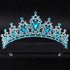 Wedding Hair Tiara Crystal Bridal Tiara Crown Silver Color Tiaras Wedding Hair Accessories Headpieces Head Jewelry Classic Wedding Tiara For Women Elegant Hair Accessories Queen Princess Crown