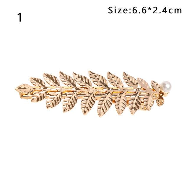 Western Fashion Retro Hair Bands For Women Wedding Metal Gold Leaf Butterfly Hair Headbands Girls Bride Gorgeous Hair Accessories For Women