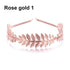 Western Fashion Retro Hair Bands For Women Wedding Metal Gold Leaf Butterfly Hair Headbands Girls Bride Gorgeous Hair Accessories For Women