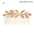 Western Fashion Retro Hair Bands For Women Wedding Metal Gold Leaf Butterfly Hair Headbands Girls Bride Gorgeous Hair Accessories For Women